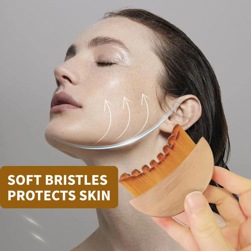 Face Lymphatic Contour Brush for Jawline & Chin