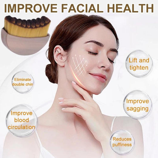 Face Lymphatic Contour Brush for Jawline & Chin